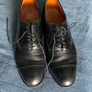 Allen Edmonds Park Avenue Black Oxford Mens Shoe, Cap Toe, Size 8.5